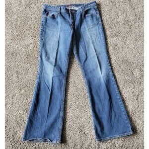 Eddie Bauer Jeans Womens 34 Classic Bootcut Mid Rise Denim Size 34x30 Blue